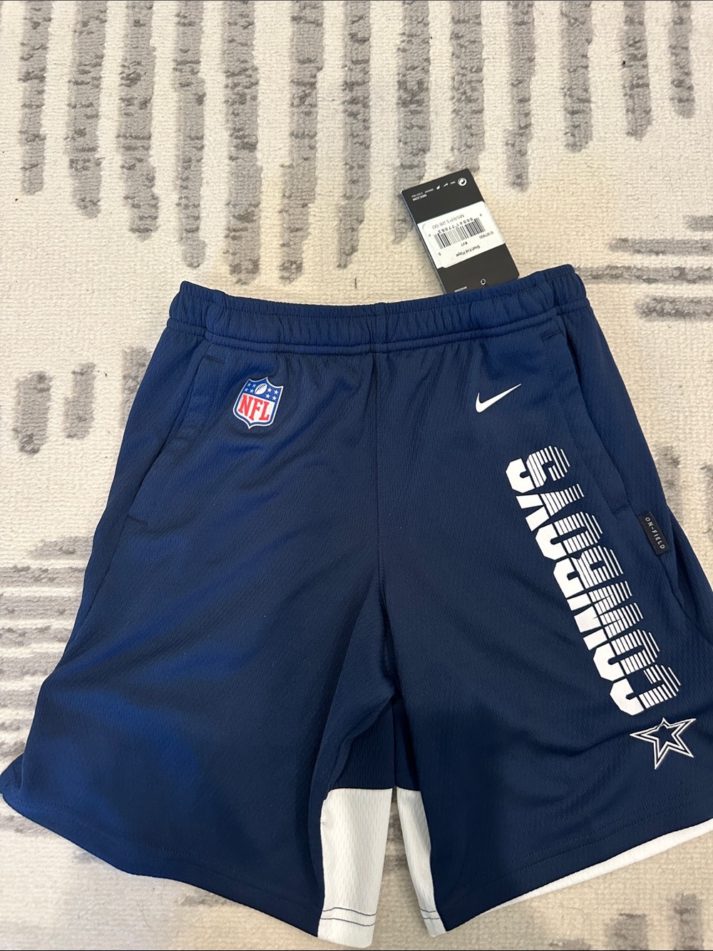 NWT Nike Kids Dallas Cowboys Performance Shorts
